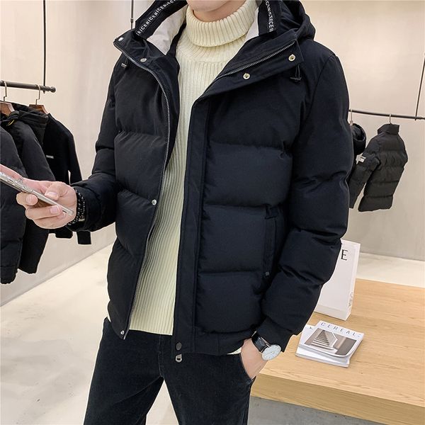 a272-3-m39 men's coat winter new thickening korean slim short down cotton padded jacket, Black
a272-3-m39 men's coat winter new thickening korean slim short down cotton padded jacket, Black