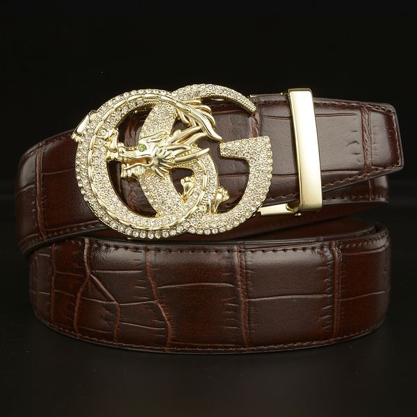 new g dragon men's real cowhide automaticbusiness diamond diamond belt fashion personalized men's belt e1f6g, Black;brown
new g dragon men's real cowhide automaticbusiness diamond diamond belt fashion personalized men's belt e1f6g, Black;brown