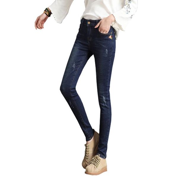 jeans women high waist spring autumn stretch jeans female new skinny pants pencil long pants all-match plus size casual, Blue
jeans women high waist spring autumn stretch jeans female new skinny pants pencil long pants all-match plus size casual, Blue