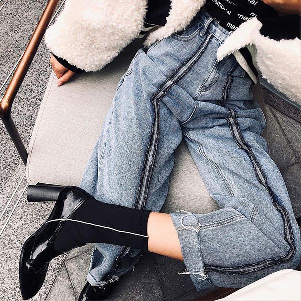 women's jeans summer high waist wide leg pants retro loose 2021 street fashion straight long, Blue
women's jeans summer high waist wide leg pants retro loose 2021 street fashion straight long, Blue