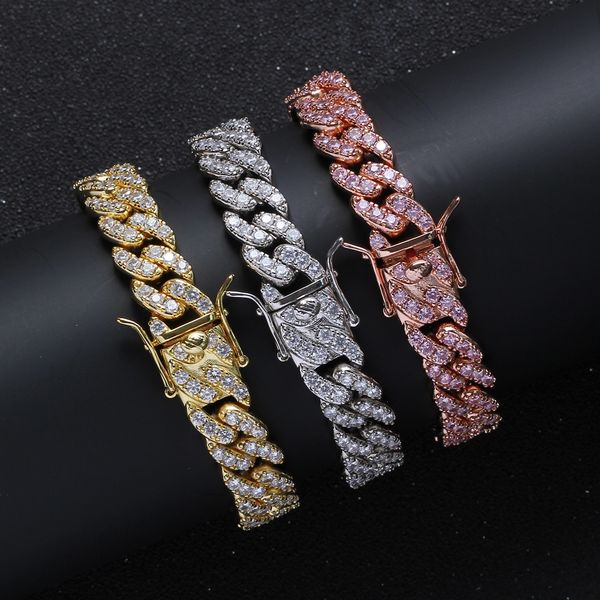12mm cuba bracelet cuban chain necklace copper inlaid zircon hip-hop bracelet cuba chain hnbfj, Golden;silver
12mm cuba bracelet cuban chain necklace copper inlaid zircon hip-hop bracelet cuba chain hnbfj, Golden;silver