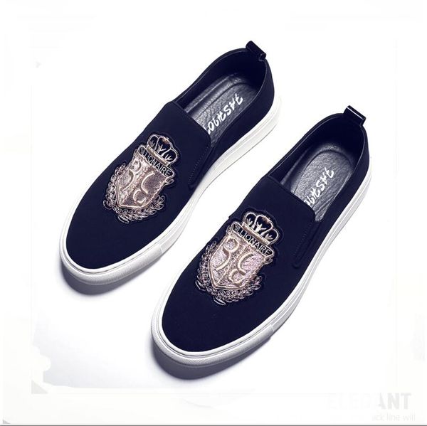 spring autumn new men casual shoes man fashion slip-on luxury embroidery suede leather shoes trend loafers, Black
spring autumn new men casual shoes man fashion slip-on luxury embroidery suede leather shoes trend loafers, Black