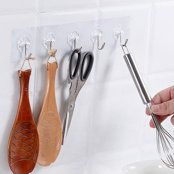6 pcs transparent strong self-adhesive door hangers wall towel mop hand bag hooks for hanging kitchen bathroom accessories1
6 pcs transparent strong self-adhesive door hangers wall towel mop hand bag hooks for hanging kitchen bathroom accessories1