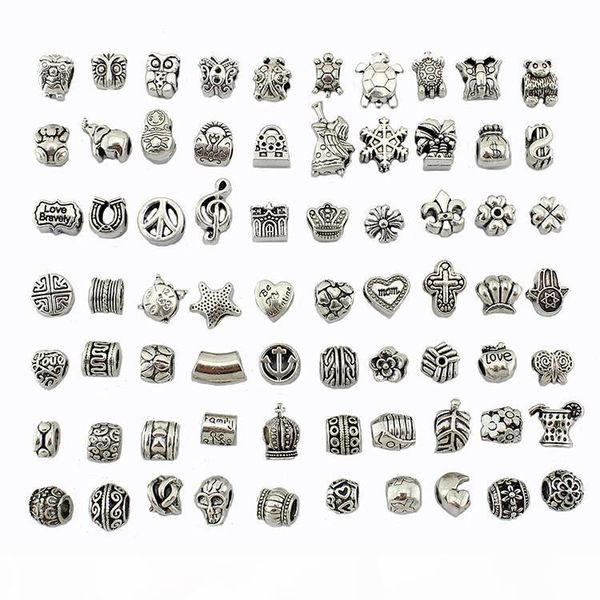 mix 70 styles beads antique silver plated alloy big hole charms spacer beads fit pandora bracelet diy jewelry necklaces & pendants, Blue;slivery
mix 70 styles beads antique silver plated alloy big hole charms spacer beads fit pandora bracelet diy jewelry necklaces & pendants, Blue;slivery