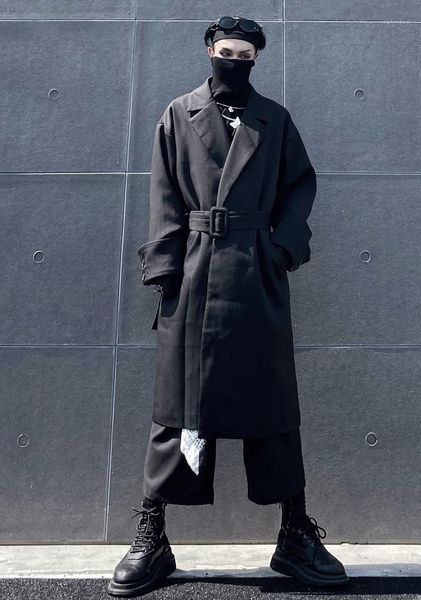 men's trench coats early autumn thin loose lace-up coat male ins british style lapel back mid-slit long over-the-knee coat1, Tan;black
men's trench coats early autumn thin loose lace-up coat male ins british style lapel back mid-slit long over-the-knee coat1, Tan;black
