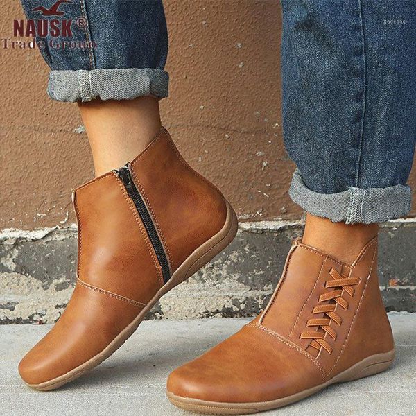 boots nausk vintage zipper pu leather flat spring woman sewing solid ankle female causal plus size platform shoes ladies1, Black
boots nausk vintage zipper pu leather flat spring woman sewing solid ankle female causal plus size platform shoes ladies1, Black
