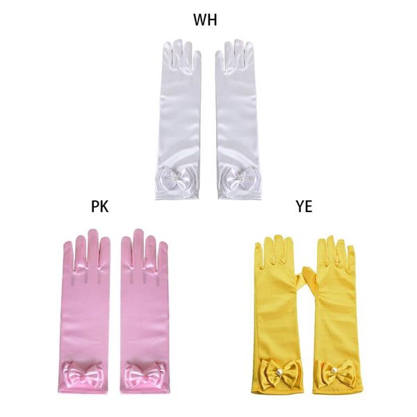 hair accessories long gloves for girls princess dress with bow costume satin blue birthday gift, Slivery;white
hair accessories long gloves for girls princess dress with bow costume satin blue birthday gift, Slivery;white