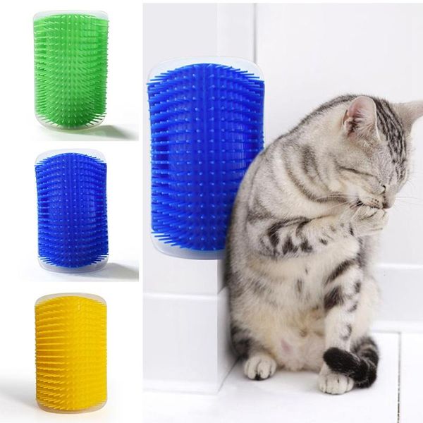 cat toys plastic pet grooming corner brush comb kitten hair trimming self massage scratch bristles arch with catnip dog scratcher
cat toys plastic pet grooming corner brush comb kitten hair trimming self massage scratch bristles arch with catnip dog scratcher