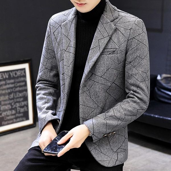 men's suits & blazers casual loose men blazer korean elegant slim long sleeve oversized abrigo cuadros clothing db60xf, White;black
men's suits & blazers casual loose men blazer korean elegant slim long sleeve oversized abrigo cuadros clothing db60xf, White;black