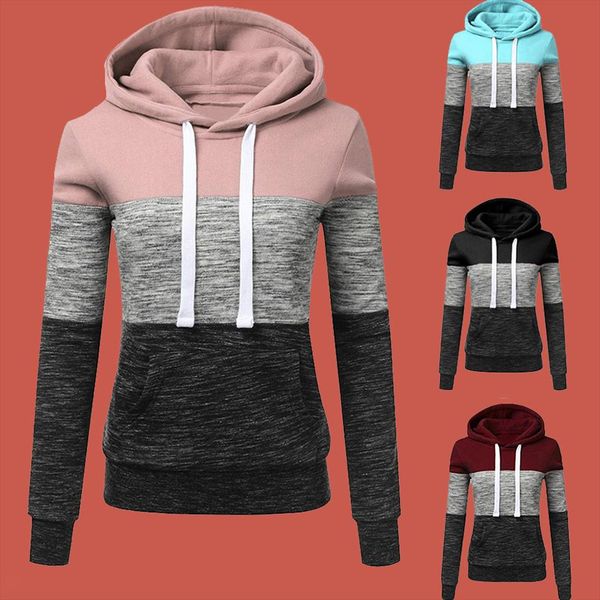 color block hoodie contrast color drawstring hoodie poleron mujer 2020 patchwork clothes raglan sleeve sweatshirt women, Black
color block hoodie contrast color drawstring hoodie poleron mujer 2020 patchwork clothes raglan sleeve sweatshirt women, Black