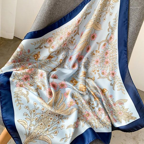 2020 new silk scarf square women fashion work neckerchife spring summer decorative scarves 70*70cm small scarfs gift for lady1, Blue;gray
2020 new silk scarf square women fashion work neckerchife spring summer decorative scarves 70*70cm small scarfs gift for lady1, Blue;gray