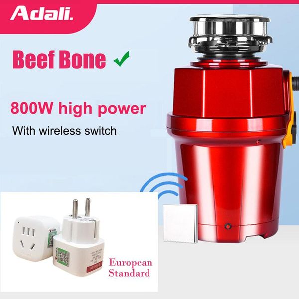 food waste disposers adali 800w disposer wireless switch disposal crusher high power garbage processor bone grinder kitchen appliance
food waste disposers adali 800w disposer wireless switch disposal crusher high power garbage processor bone grinder kitchen appliance