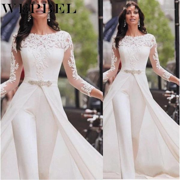 wepbel spring elegant perspective long sleeve white jumpsuit fake two women solid color lace jumpsuits1, Black;white
wepbel spring elegant perspective long sleeve white jumpsuit fake two women solid color lace jumpsuits1, Black;white
