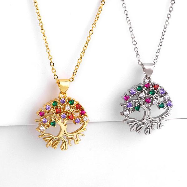 eyika small pendant necklace multi color cubic zirconia elegant women jewelry tree of life hamsa star gold color colar, Silver
eyika small pendant necklace multi color cubic zirconia elegant women jewelry tree of life hamsa star gold color colar, Silver