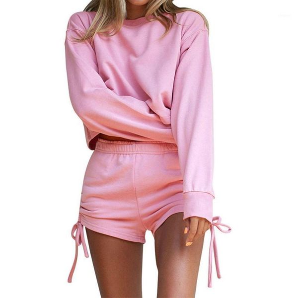 autumn new women leisure suit round neck high waist slimming drawstring short solid color suit skirt casual1, Gray
autumn new women leisure suit round neck high waist slimming drawstring short solid color suit skirt casual1, Gray