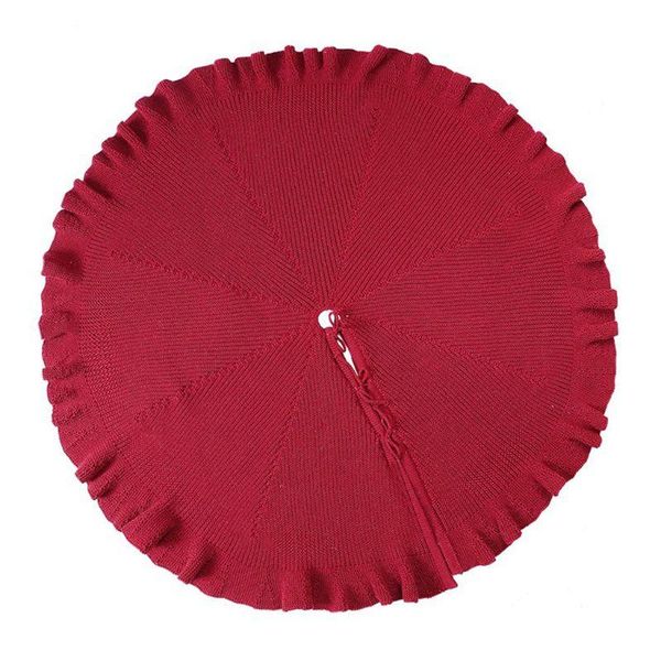 48 inch wrinkled curl christmas tree skirt red knit mat cover ornament home party decoration
48 inch wrinkled curl christmas tree skirt red knit mat cover ornament home party decoration