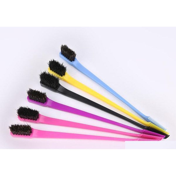new arrival beauty double sided edge control hair comb hair styling tool hair brush toothbrush style eyeb qylqhk lipper, Silver
new arrival beauty double sided edge control hair comb hair styling tool hair brush toothbrush style eyeb qylqhk lipper, Silver