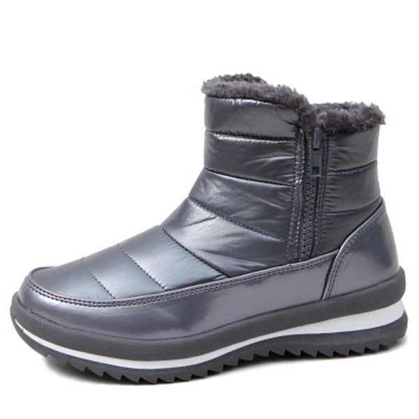 winter new ladies snow boots fashion wild lightweight comfortable warm waterproof plus velvet women's boots cotton shoes, Black
winter new ladies snow boots fashion wild lightweight comfortable warm waterproof plus velvet women's boots cotton shoes, Black