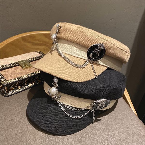 stingy brim hats woman girl metal star casquette solid color cotton octagonal cap hat sboy european korean artist 2021, Blue;gray
stingy brim hats woman girl metal star casquette solid color cotton octagonal cap hat sboy european korean artist 2021, Blue;gray