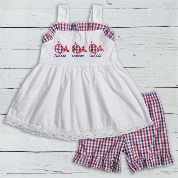 summer girls clothes woven fabric baby clothing embroidery whale sets kids remake outfits match navy boy set 2gk903-1165-hy y200325, White
summer girls clothes woven fabric baby clothing embroidery whale sets kids remake outfits match navy boy set 2gk903-1165-hy y200325, White