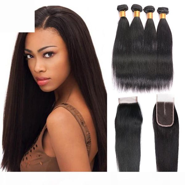 7a grade peruvian hair bundles with closure natural color straight human hair extensions bundle deals virgin hair 4 bundles with closure, Black
7a grade peruvian hair bundles with closure natural color straight human hair extensions bundle deals virgin hair 4 bundles with closure, Black