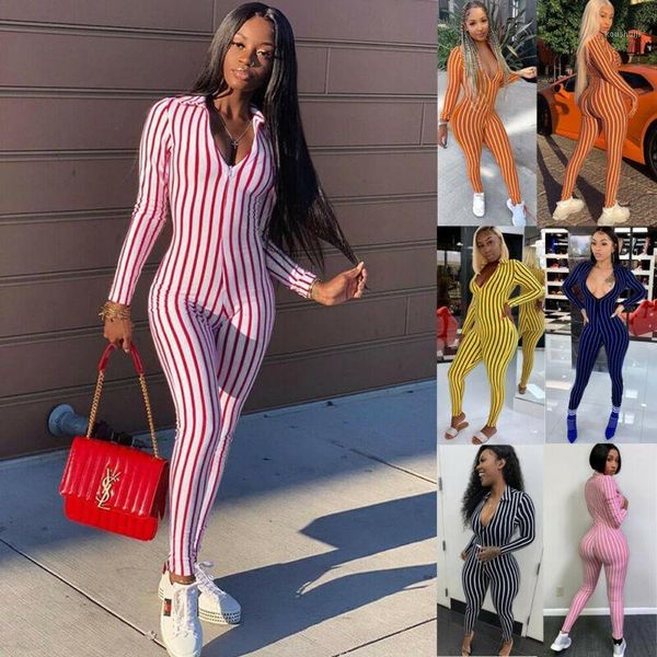 fashion casual women striped ladies clubwear summer long sleeve v neck playsuit bodycon party jumpsuit romper trousers1, Black;white
fashion casual women striped ladies clubwear summer long sleeve v neck playsuit bodycon party jumpsuit romper trousers1, Black;white