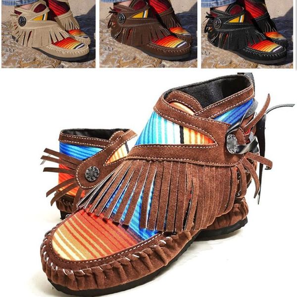 boots autumn/winter women's round-toe plus size short fashion tassel decoration warm ankle color matching flat ladies boot, Black
boots autumn/winter women's round-toe plus size short fashion tassel decoration warm ankle color matching flat ladies boot, Black