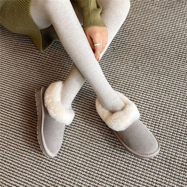 2020 winter new women snow boots fur genuine cowhide leather ankle boots warm plush ladies winter chunky brand, Black
2020 winter new women snow boots fur genuine cowhide leather ankle boots warm plush ladies winter chunky brand, Black