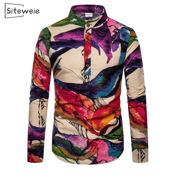 siteweie 2020 men's cotton floral printed shirts male slim fit long sleeve fashion shirts casual party shirt camisas l436, White;black
siteweie 2020 men's cotton floral printed shirts male slim fit long sleeve fashion shirts casual party shirt camisas l436, White;black