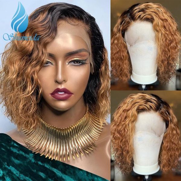 ombre brown color lace front wigs 150% density human hair wigs brazilian curly remy hair short bob with baby, Black;brown
ombre brown color lace front wigs 150% density human hair wigs brazilian curly remy hair short bob with baby, Black;brown