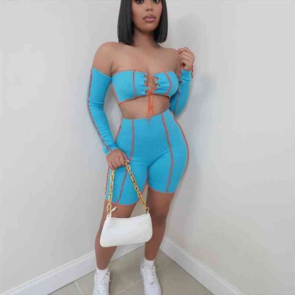 off shoulder biker shorts matching sets women patchwork bandage backless two piece outfits summer sets, Gray
off shoulder biker shorts matching sets women patchwork bandage backless two piece outfits summer sets, Gray