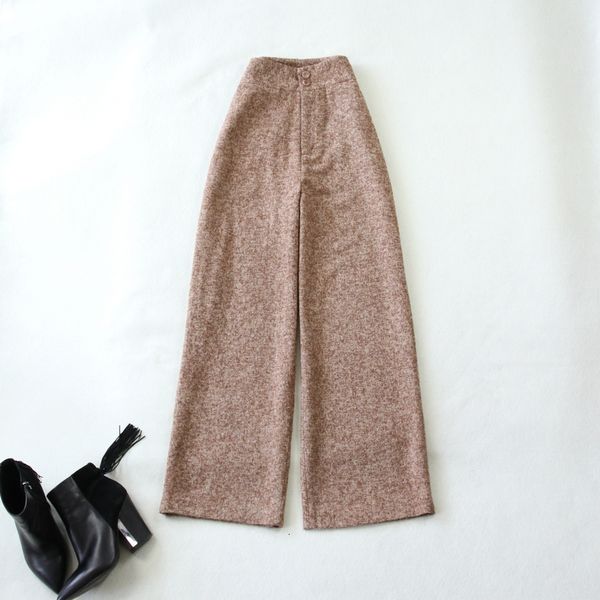 2021 new autumn/winter women high waist wide leg pants straight femme chic thicken pant female long trousers streetwear iudh, Black;white
2021 new autumn/winter women high waist wide leg pants straight femme chic thicken pant female long trousers streetwear iudh, Black;white