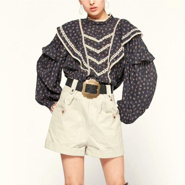 corset blouse femme 2020 autumn stand collar long sleeve lace patchwork floral printed women shirt blusa de mujer1, White
corset blouse femme 2020 autumn stand collar long sleeve lace patchwork floral printed women shirt blusa de mujer1, White