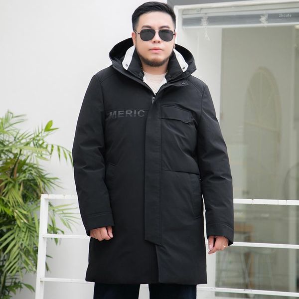 2019 autumn and winter new down jacket fashion long hooded down jacket men's detachable stand collar oversized 6xl 7xl1, Black
2019 autumn and winter new down jacket fashion long hooded down jacket men's detachable stand collar oversized 6xl 7xl1, Black