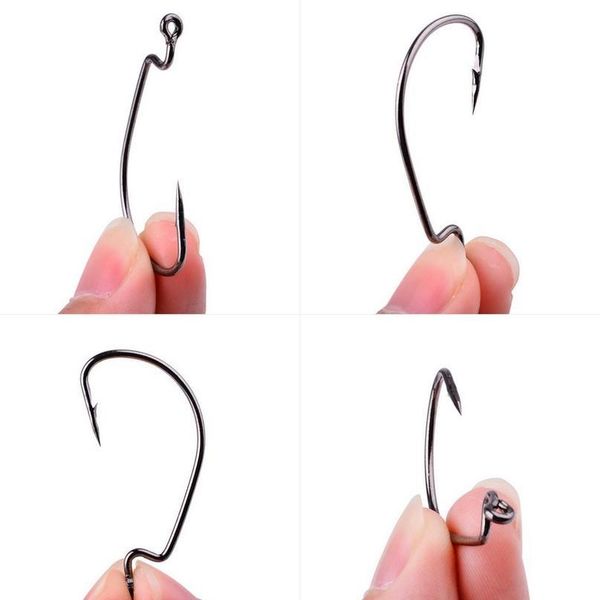 10pcs/ box fishing hook offset 6# - 5/0# crank hook for soft worm bait fishhook crankbait fishing tackle accessories pes bbytic
10pcs/ box fishing hook offset 6# - 5/0# crank hook for soft worm bait fishhook crankbait fishing tackle accessories pes bbytic