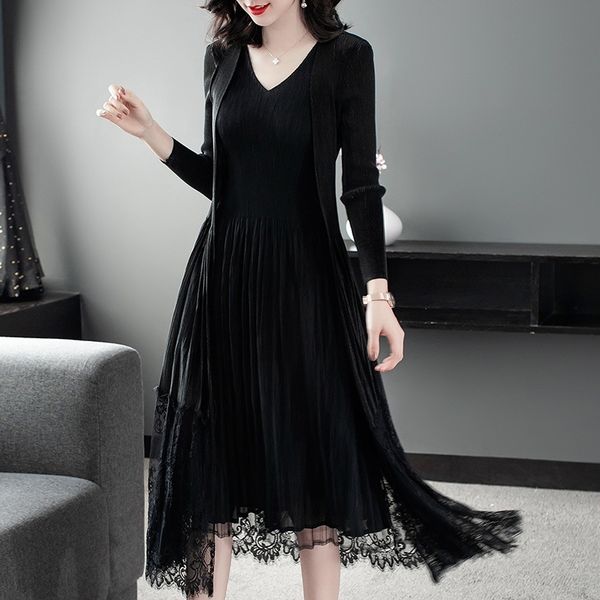 luoyi sanzhai women's spring and summer 2020 dress skirtpleated skirt pleated skirtnew fashion heavy industry folding fake two pieces o, Black;gray
luoyi sanzhai women's spring and summer 2020 dress skirtpleated skirt pleated skirtnew fashion heavy industry folding fake two pieces o, Black;gray
