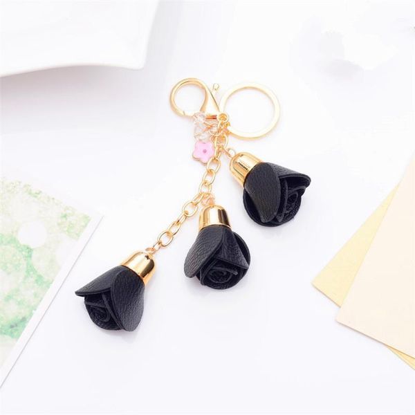 2018 camellia flower leather keychain bag pendant car ornaments creative gifts long key chain buckle key ring 14 colors eh586 h jllxkx, Silver
2018 camellia flower leather keychain bag pendant car ornaments creative gifts long key chain buckle key ring 14 colors eh586 h jllxkx, Silver