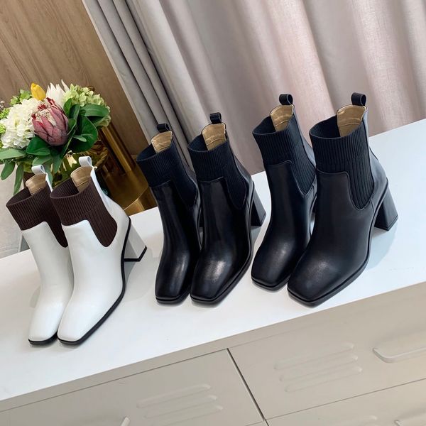 square toe fashion ladies medium thick heel classic leather white black color matching autumn and winter all match stretch martin boots
square toe fashion ladies medium thick heel classic leather white black color matching autumn and winter all match stretch martin boots