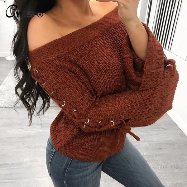 cwlsp 2018 autumn sweaters women pullover off shoulder slash neck knit color women hollow out femme woman's coat qa26541, White;black
cwlsp 2018 autumn sweaters women pullover off shoulder slash neck knit color women hollow out femme woman's coat qa26541, White;black