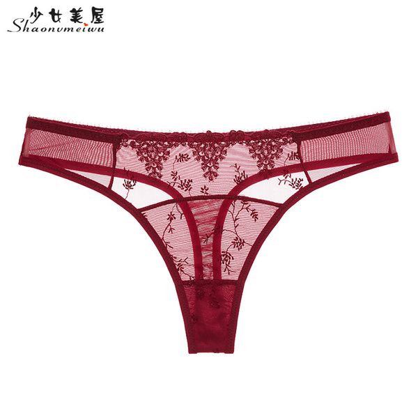 shaonvmeiwu ladies embroidered gauze g-string panties for women underwear red benmingnian t pants transparent appeal
shaonvmeiwu ladies embroidered gauze g-string panties for women underwear red benmingnian t pants transparent appeal