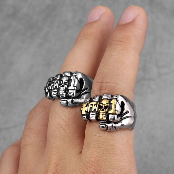fist punch skull gold men rings punk hip hop personality for boyfriend male stainless steel jewelry creativity gift wholesale wmthhv, Bronze;silver
fist punch skull gold men rings punk hip hop personality for boyfriend male stainless steel jewelry creativity gift wholesale wmthhv, Bronze;silver