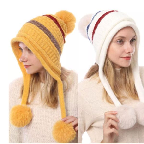 beanie/skull caps women beanies fashion ladies winter fur pom knit ski cap cute 6 colors female color block stitching patchwork hat, Blue;gray
beanie/skull caps women beanies fashion ladies winter fur pom knit ski cap cute 6 colors female color block stitching patchwork hat, Blue;gray