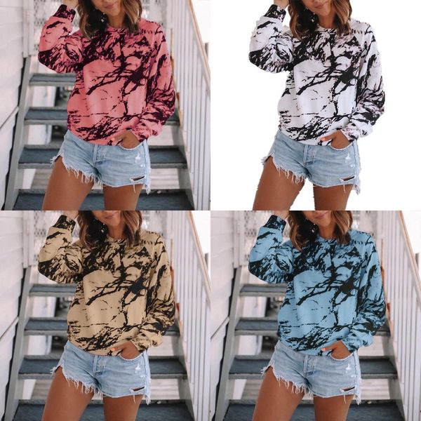 ek856 t-shirt winter 2020 women's loose tie dye printed long sleeve autumn t-shirt coat for women lmtej, White
ek856 t-shirt winter 2020 women's loose tie dye printed long sleeve autumn t-shirt coat for women lmtej, White