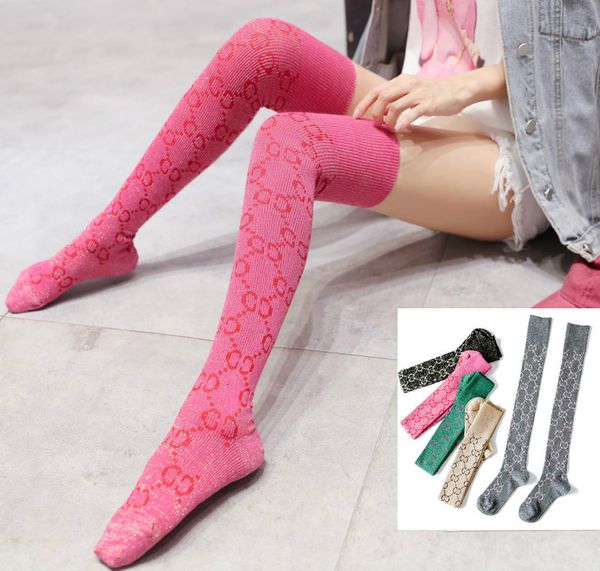color autumn and winter tide brand letter stockings bright silk high tube knee fashionable leg ladies warm cotton socks, Black;pink
color autumn and winter tide brand letter stockings bright silk high tube knee fashionable leg ladies warm cotton socks, Black;pink