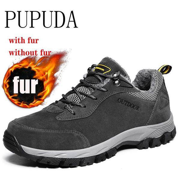 pupuda outdoor sneakers men winter hiking shoes with fur keep warm classic sport shoes big size12.5 fashion trend non-slip, Black
pupuda outdoor sneakers men winter hiking shoes with fur keep warm classic sport shoes big size12.5 fashion trend non-slip, Black