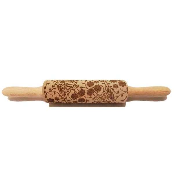 wooden valentine's day rose print rolling pin kitchen wooden fondant cake decoration dough roller baking tools accessories
wooden valentine's day rose print rolling pin kitchen wooden fondant cake decoration dough roller baking tools accessories
