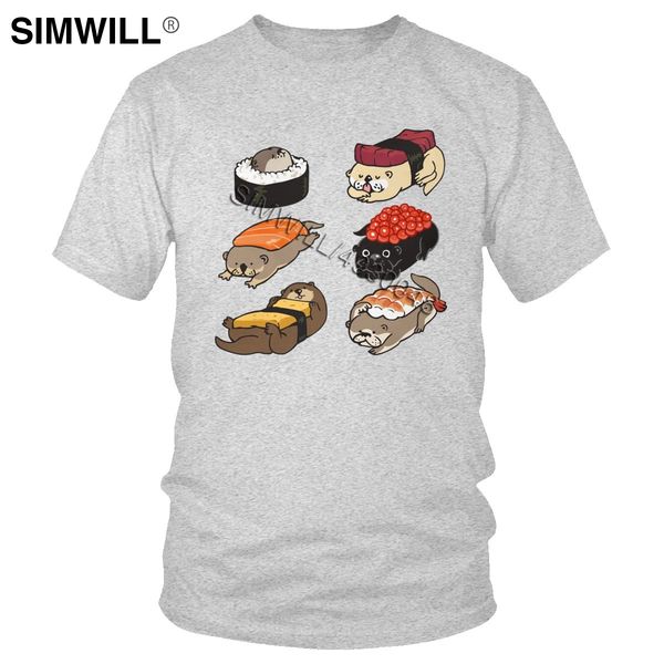 sport funny sushi otter tee shirt men cotton love japanese food tshirt short sleeves o-neck dog graphic t-shirt fashion oversize
sport funny sushi otter tee shirt men cotton love japanese food tshirt short sleeves o-neck dog graphic t-shirt fashion oversize