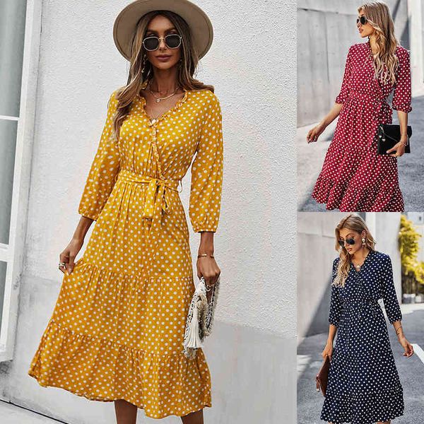 casual dresses independently developed digned to show thin waist, wave point dresses, long skirt, 2022 spring summer leisure and vacation wo, Black;gray
casual dresses independently developed digned to show thin waist, wave point dresses, long skirt, 2022 spring summer leisure and vacation wo, Black;gray