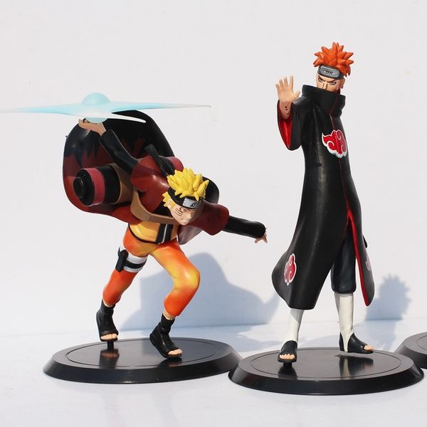 2pcs/lot 16-18cm anime naruto shippuden uzumaki naruto vs pain figure toy cool model doll for children y200421
2pcs/lot 16-18cm anime naruto shippuden uzumaki naruto vs pain figure toy cool model doll for children y200421