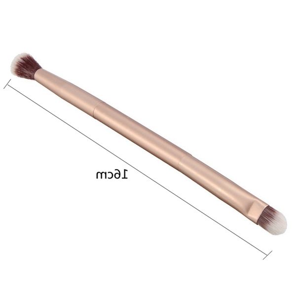 eyes makeup brush double ended metal handle eye shadow brushes concealer highlight eyeshadow brush makeup tools 
eyes makeup brush double ended metal handle eye shadow brushes concealer highlight eyeshadow brush makeup tools